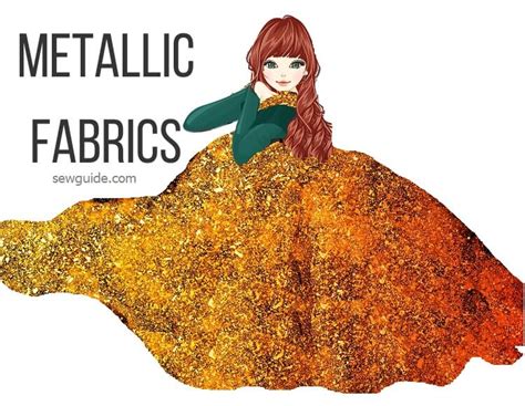 metallic dressmaking fabric|metallic fabric types.